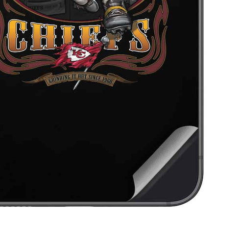 Liquid Blue NFL Kansas City Chiefs Running Back Galaxy S25 Skin